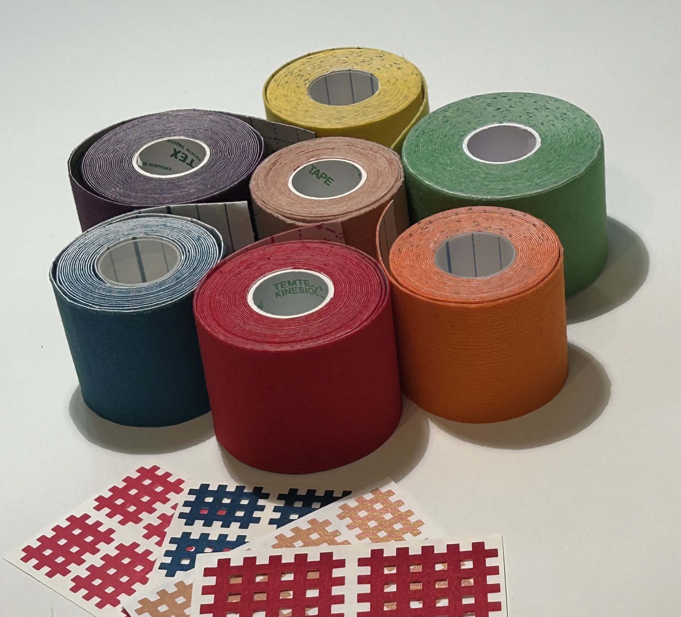 Tape in verschiedenen Farben